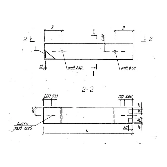 Колонна железобетонная 3КНО 36-48-3-40-00